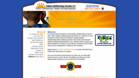 What Pediatric-ophth.com website looked like in 2020 (4 years ago)