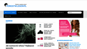 What Porostwlosow.pl website looked like in 2020 (4 years ago)