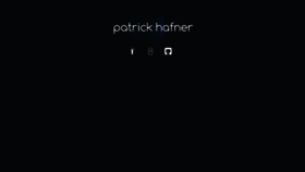 What Patrickhafner.de website looked like in 2020 (4 years ago)