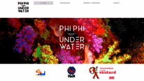 What Phiphi-underwater.com website looked like in 2020 (4 years ago)