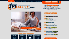 What Ptcourses.com website looked like in 2020 (4 years ago)