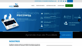 What Psicowebperu.com website looked like in 2020 (4 years ago)