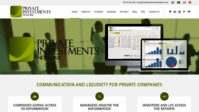 What Privateinvestmentsnetwork.com website looked like in 2020 (4 years ago)