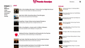What Pandagossips.com website looked like in 2020 (4 years ago)