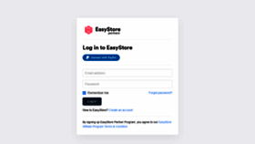 What Partners.easystore.co website looked like in 2020 (4 years ago)