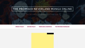What Promisedneverland.com website looked like in 2020 (4 years ago)
