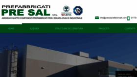 What Presalprefabbricati.it website looked like in 2020 (4 years ago)