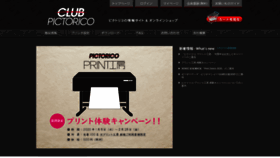 What Pictorico.co.jp website looked like in 2020 (4 years ago)