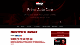 What Primeautocare.com.au website looked like in 2020 (4 years ago)