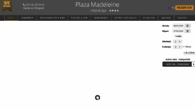 What Plaza-madeleine.com website looked like in 2020 (4 years ago)