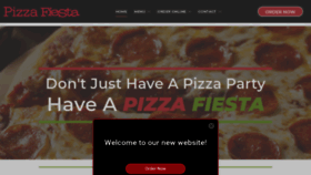 What Pizzafiesta.com website looked like in 2020 (4 years ago)