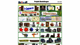 What Projekt-bastelbogen.de website looked like in 2020 (4 years ago)