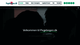 What Pegebogen.dk website looked like in 2020 (5 years ago)