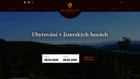 What Pensionrozcesti.cz website looked like in 2020 (4 years ago)
