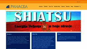 What Panacea.si website looked like in 2020 (4 years ago)