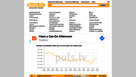 What Puls.lv website looked like in 2020 (4 years ago)