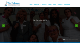 What Parkstonedentalpractice.co.uk website looked like in 2020 (4 years ago)