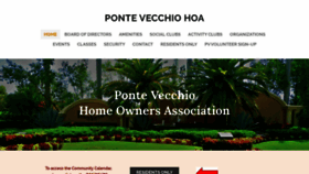 What Pontevecchiohoa.com website looked like in 2020 (4 years ago)