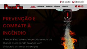What Prevenfire.com.br website looked like in 2020 (4 years ago)