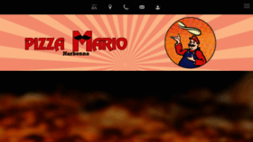 What Pizza-mario-narbonne.fr website looked like in 2020 (4 years ago)