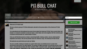 What Pitbull-chat.com website looked like in 2020 (4 years ago)