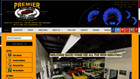 What Premiermcars.com website looked like in 2020 (4 years ago)
