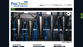 What Prochem.co.in website looked like in 2020 (4 years ago)