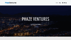 What Phazeventures.com website looked like in 2020 (4 years ago)