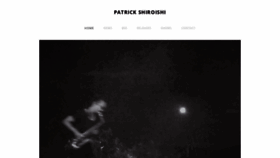 What Patrickshiroishi.com website looked like in 2020 (4 years ago)