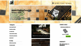 What Peknydvor.sk website looked like in 2020 (4 years ago)