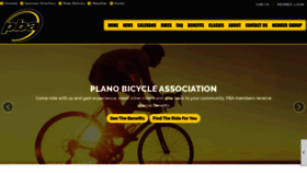 What Planobicycle.org website looked like in 2020 (4 years ago)