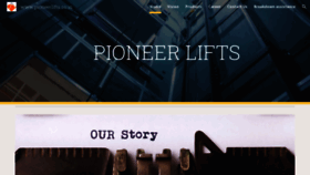 What Pioneerlifts.co.in website looked like in 2020 (4 years ago)
