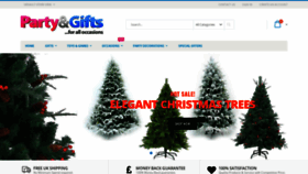 What Partyngifts.co.uk website looked like in 2020 (4 years ago)