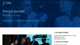 What Pevnostpoznani.cz website looked like in 2020 (4 years ago)