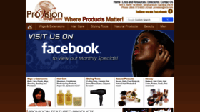 What Provisionbeautysupply.com website looked like in 2020 (4 years ago)