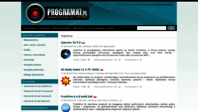 What Programki.pl website looked like in 2020 (4 years ago)