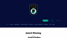 What Policetesttutor.com website looked like in 2020 (4 years ago)