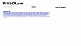 What Price24.co.uk website looked like in 2020 (4 years ago)