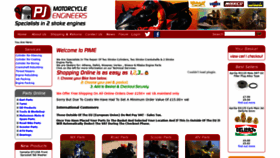 What Pjme.co.uk website looked like in 2020 (4 years ago)