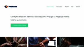 What Propago.org.pl website looked like in 2020 (4 years ago)