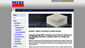 What Patexfoam.com website looked like in 2020 (4 years ago)