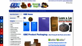 What Productpackagingsupplies.com website looked like in 2020 (4 years ago)