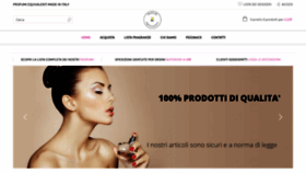 What Profumiequivalenti.it website looked like in 2020 (4 years ago)
