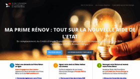 What Primesrenov.fr website looked like in 2020 (4 years ago)