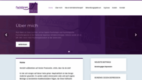 What Psychotherapie-frueh.de website looked like in 2020 (4 years ago)