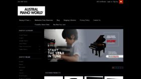 What Pianoworld.com.au website looked like in 2020 (4 years ago)