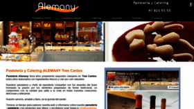 What Pasteleria-alemany.com website looked like in 2020 (4 years ago)
