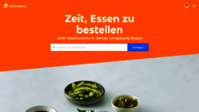 What Pizzabestellen.de website looked like in 2020 (4 years ago)