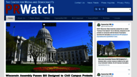 What Prwatch.org website looked like in 2020 (6 years ago)