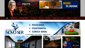 What Pautalivre.com.br website looked like in 2020 (4 years ago)